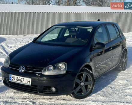 Черный Фольксваген Гольф, объемом двигателя 2 л и пробегом 320 тыс. км за 5800 $, фото 1 на Automoto.ua