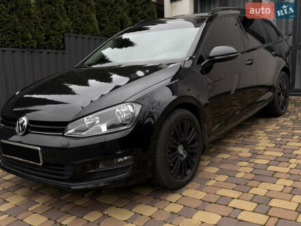 Черный Фольксваген Гольф, объемом двигателя 1.6 л и пробегом 210 тыс. км за 9750 $, фото 1 на Automoto.ua
