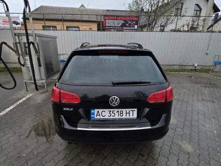 Черный Фольксваген Гольф, объемом двигателя 2 л и пробегом 210 тыс. км за 12300 $, фото 1 на Automoto.ua