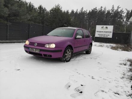 Фиолетовый Фольксваген Гольф, объемом двигателя 1.9 л и пробегом 400 тыс. км за 1800 $, фото 1 на Automoto.ua
