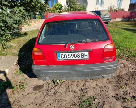 Красный Фольксваген Гольф, объемом двигателя 1 л и пробегом 123 тыс. км за 1000 $, фото 2 на Automoto.ua