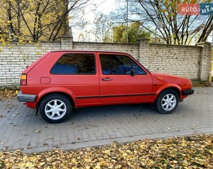 Красный Фольксваген Гольф, объемом двигателя 1.3 л и пробегом 303 тыс. км за 1900 $, фото 21 на Automoto.ua