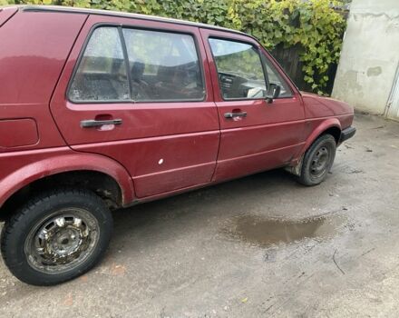 Фольксваген Гольф 1986 у Новгород-Северском на Automoto.ua Червоний Фольксваген Гольф, об'ємом двигуна 1.6 л та пробігом 100 тис. км за 1900 $, фото 3 на Automoto.ua