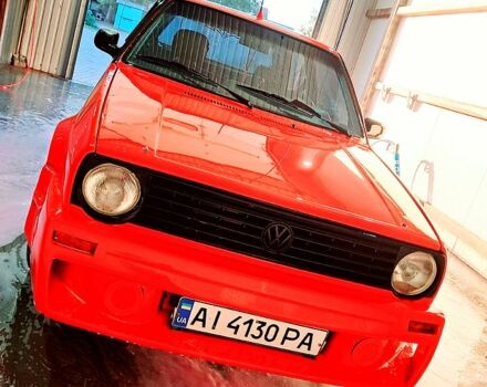 Фольксваген Гольф 1987 в Фастове на Automoto.ua Красный Фольксваген Гольф, объемом двигателя 1.6 л и пробегом 0 тыс. км за 1080 $, фото 1 на Automoto.ua