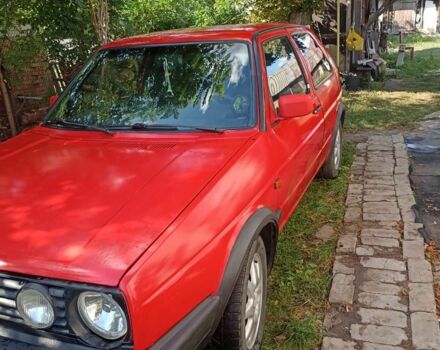 Красный Фольксваген Гольф, объемом двигателя 1.8 л и пробегом 350 тыс. км за 1300 $, фото 5 на Automoto.ua