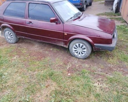 Красный Фольксваген Гольф, объемом двигателя 1.6 л и пробегом 220 тыс. км за 350 $, фото 1 на Automoto.ua