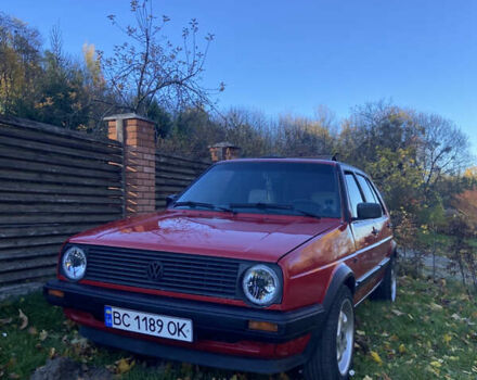 Красный Фольксваген Гольф, объемом двигателя 1.6 л и пробегом 352 тыс. км за 1999 $, фото 3 на Automoto.ua
