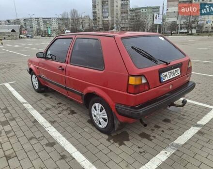 Красный Фольксваген Гольф, объемом двигателя 1.3 л и пробегом 310 тыс. км за 1500 $, фото 4 на Automoto.ua