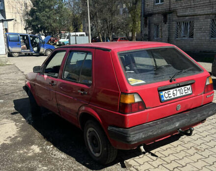 Фольксваген Гольф 1989 у Чернівцях на Automoto.ua Червоний Фольксваген Гольф, об'ємом двигуна 1.6 л та пробігом 426 тис. км за 720 $, фото 6 на Automoto.ua
