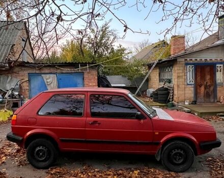 Фольксваген Гольф 1989 в Мироновке на Automoto.ua Красный Фольксваген Гольф, объемом двигателя 1.6 л и пробегом 0 тыс. км за 1000 $, фото 2 на Automoto.ua