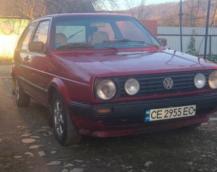 Красный Фольксваген Гольф, объемом двигателя 1.3 л и пробегом 270 тыс. км за 1450 $, фото 3 на Automoto.ua