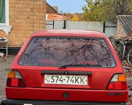 Фольксваген Гольф 1989 в Мироновке на Automoto.ua Красный Фольксваген Гольф, объемом двигателя 1.6 л и пробегом 0 тыс. км за 1000 $, фото 3 на Automoto.ua