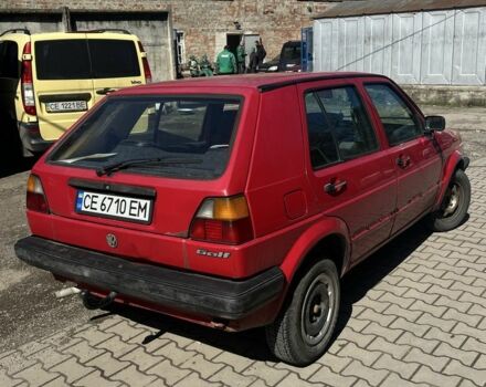 Красный Фольксваген Гольф, объемом двигателя 1.6 л и пробегом 400 тыс. км за 750 $, фото 1 на Automoto.ua