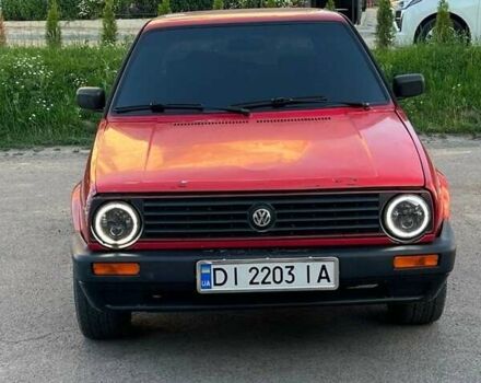 Красный Фольксваген Гольф, объемом двигателя 1.6 л и пробегом 248 тыс. км за 2150 $, фото 2 на Automoto.ua