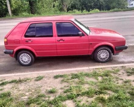 Красный Фольксваген Гольф, объемом двигателя 1.6 л и пробегом 319 тыс. км за 2500 $, фото 5 на Automoto.ua