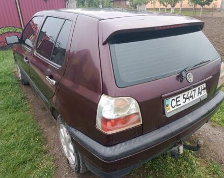 Красный Фольксваген Гольф, объемом двигателя 1.8 л и пробегом 225 тыс. км за 1800 $, фото 1 на Automoto.ua