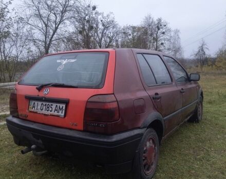Красный Фольксваген Гольф, объемом двигателя 1.9 л и пробегом 197 тыс. км за 1000 $, фото 4 на Automoto.ua