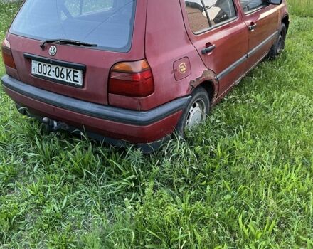 Красный Фольксваген Гольф, объемом двигателя 1.9 л и пробегом 310 тыс. км за 700 $, фото 5 на Automoto.ua