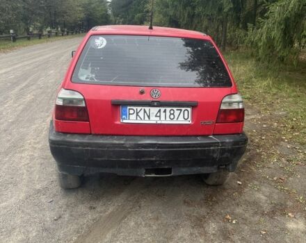 Красный Фольксваген Гольф, объемом двигателя 1.9 л и пробегом 300 тыс. км за 950 $, фото 4 на Automoto.ua