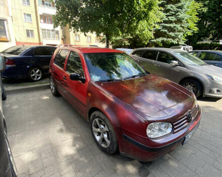 Красный Фольксваген Гольф, объемом двигателя 1.9 л и пробегом 400 тыс. км за 3250 $, фото 1 на Automoto.ua