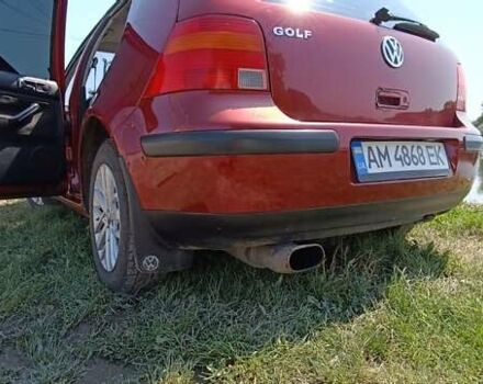 Красный Фольксваген Гольф, объемом двигателя 1.6 л и пробегом 274 тыс. км за 4300 $, фото 19 на Automoto.ua