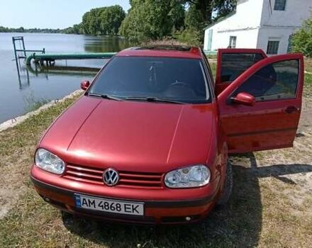 Красный Фольксваген Гольф, объемом двигателя 1.6 л и пробегом 274 тыс. км за 4300 $, фото 27 на Automoto.ua
