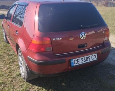 Фольксваген Гольф 1998 в Черновцах на Automoto.ua Красный Фольксваген Гольф, объемом двигателя 1.6 л и пробегом 210 тыс. км за 3900 $, фото 3 на Automoto.ua