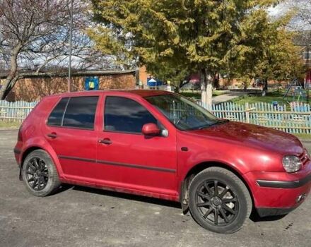 Червоний Фольксваген Гольф, об'ємом двигуна 1.6 л та пробігом 218 тис. км за 4200 $, фото 1 на Automoto.ua