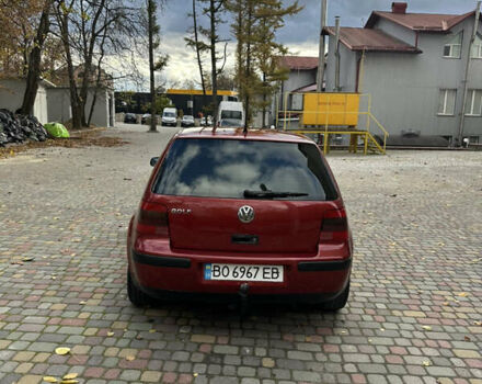 Красный Фольксваген Гольф, объемом двигателя 1.39 л и пробегом 255 тыс. км за 4200 $, фото 6 на Automoto.ua