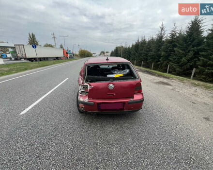 Красный Фольксваген Гольф, объемом двигателя 1.6 л и пробегом 349 тыс. км за 1500 $, фото 9 на Automoto.ua