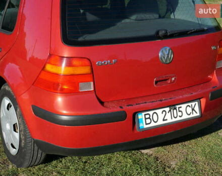Красный Фольксваген Гольф, объемом двигателя 1.6 л и пробегом 225 тыс. км за 4150 $, фото 19 на Automoto.ua