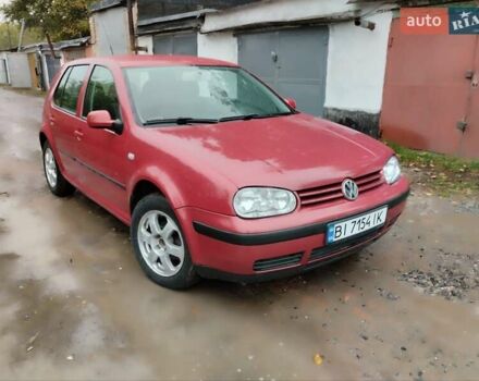 Красный Фольксваген Гольф, объемом двигателя 1.4 л и пробегом 270 тыс. км за 3350 $, фото 4 на Automoto.ua