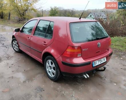 Красный Фольксваген Гольф, объемом двигателя 1.4 л и пробегом 270 тыс. км за 3350 $, фото 5 на Automoto.ua