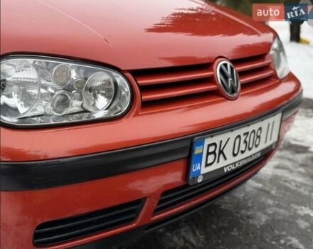 Червоний Фольксваген Гольф, об'ємом двигуна 1.6 л та пробігом 185 тис. км за 5250 $, фото 8 на Automoto.ua