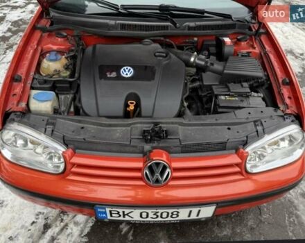 Червоний Фольксваген Гольф, об'ємом двигуна 1.6 л та пробігом 185 тис. км за 5250 $, фото 24 на Automoto.ua