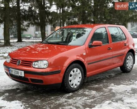Червоний Фольксваген Гольф, об'ємом двигуна 1.6 л та пробігом 184 тис. км за 4100 $, фото 2 на Automoto.ua