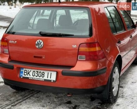 Червоний Фольксваген Гольф, об'ємом двигуна 1.6 л та пробігом 185 тис. км за 5250 $, фото 14 на Automoto.ua