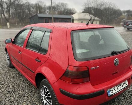 Красный Фольксваген Гольф, объемом двигателя 1.6 л и пробегом 215 тыс. км за 4850 $, фото 4 на Automoto.ua