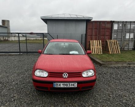 Красный Фольксваген Гольф, объемом двигателя 1.6 л и пробегом 215 тыс. км за 4850 $, фото 1 на Automoto.ua