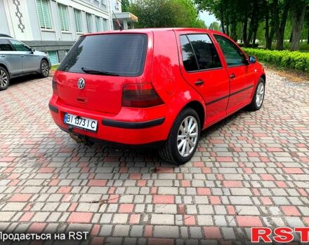 Красный Фольксваген Гольф, объемом двигателя 1.6 л и пробегом 320 тыс. км за 3700 $, фото 4 на Automoto.ua