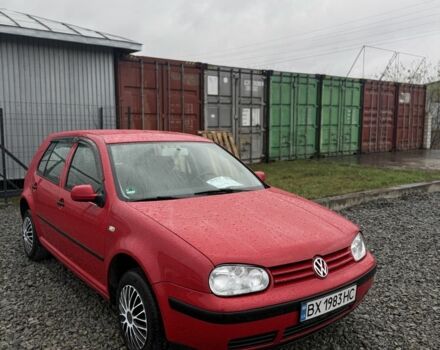 Красный Фольксваген Гольф, объемом двигателя 1.6 л и пробегом 215 тыс. км за 4850 $, фото 2 на Automoto.ua