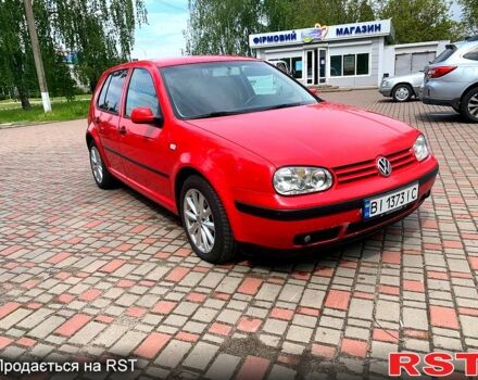 Красный Фольксваген Гольф, объемом двигателя 1.6 л и пробегом 320 тыс. км за 3700 $, фото 1 на Automoto.ua