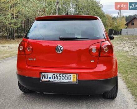 Красный Фольксваген Гольф, объемом двигателя 1.6 л и пробегом 184 тыс. км за 6450 $, фото 9 на Automoto.ua