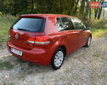 Красный Фольксваген Гольф, объемом двигателя 1.2 л и пробегом 202 тыс. км за 6300 $, фото 5 на Automoto.ua