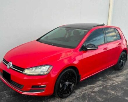 Красный Фольксваген Гольф, объемом двигателя 2 л и пробегом 125 тыс. км за 5500 $, фото 1 на Automoto.ua