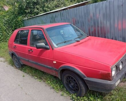 Красный Фольксваген Гольф, объемом двигателя 1.3 л и пробегом 58 тыс. км за 1300 $, фото 7 на Automoto.ua