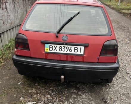 Красный Фольксваген Гольф, объемом двигателя 1.4 л и пробегом 210 тыс. км за 1350 $, фото 2 на Automoto.ua