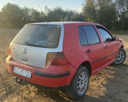 Красный Фольксваген Гольф, объемом двигателя 1.9 л и пробегом 350 тыс. км за 1300 $, фото 2 на Automoto.ua