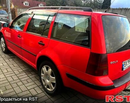 Фольксваген Гольф 1999 в Хмельницком на Automoto.ua Красный Фольксваген Гольф, объемом двигателя 1.9 л и пробегом 330 тыс. км за 5250 $, фото 2 на Automoto.ua