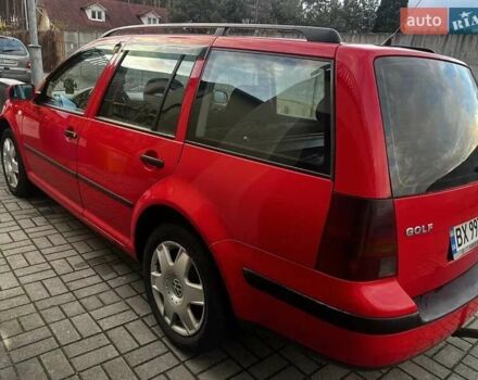Фольксваген Гольф 1999 в Хмельницком на Automoto.ua Красный Фольксваген Гольф, объемом двигателя 1.9 л и пробегом 330 тыс. км за 5300 $, фото 4 на Automoto.ua
